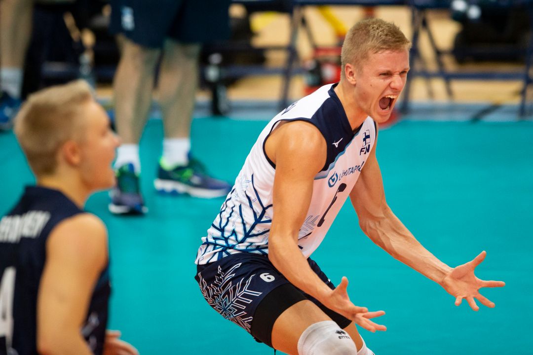 Antti Ronkainen tuulettaa.