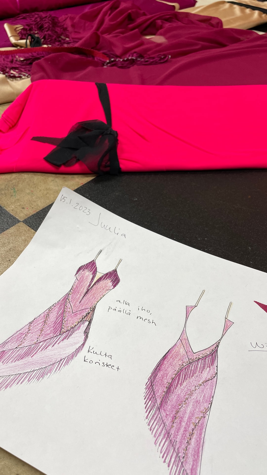 Kuva mekon suunnitelmasta.